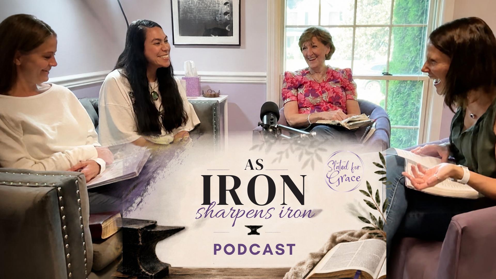 Dig into The Slated for Grace Podcast! Available on Spotify, Apple Music, and YouTube!